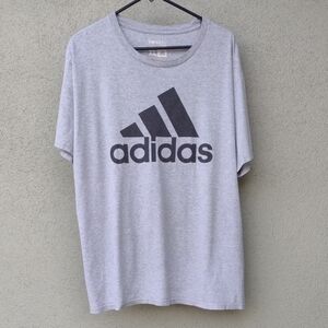 Adidas Graphic Heather Gray Go-to Tee XL